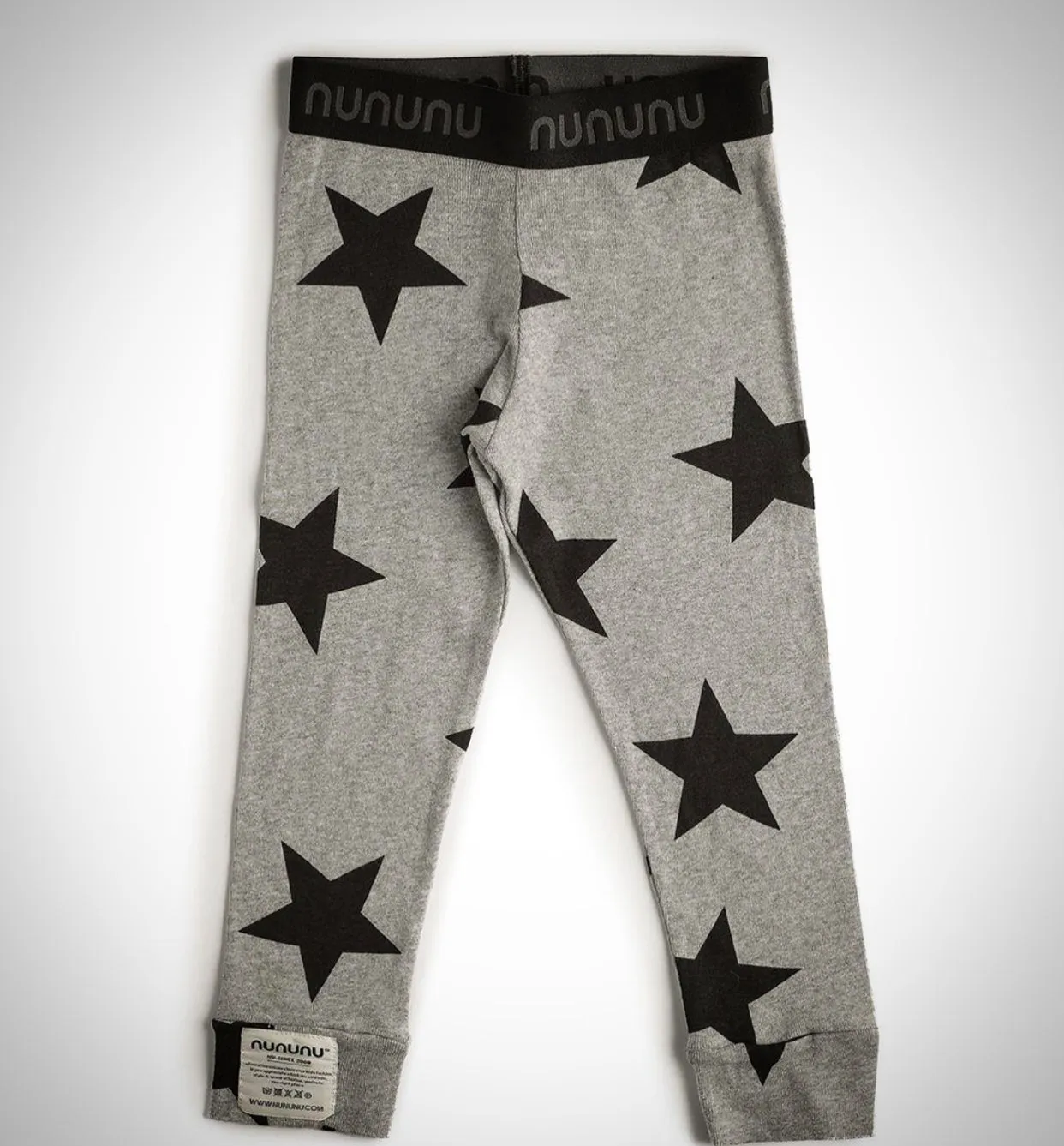 Grey Star Waistband Leggings