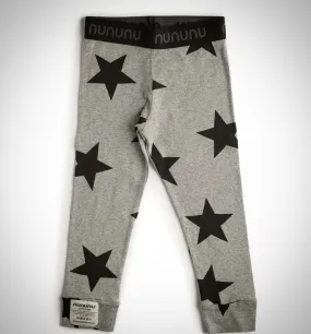 Grey Star Waistband Leggings