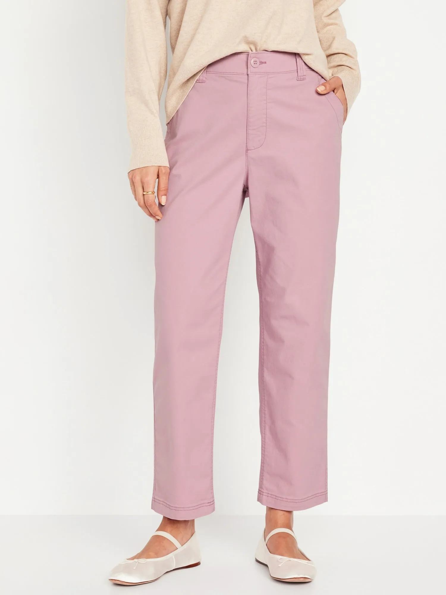 High-Waisted OGC Chino Pants