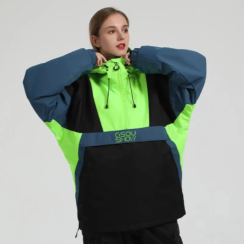Hotian Reflective Stripe Men Insulated Anorak Jacket