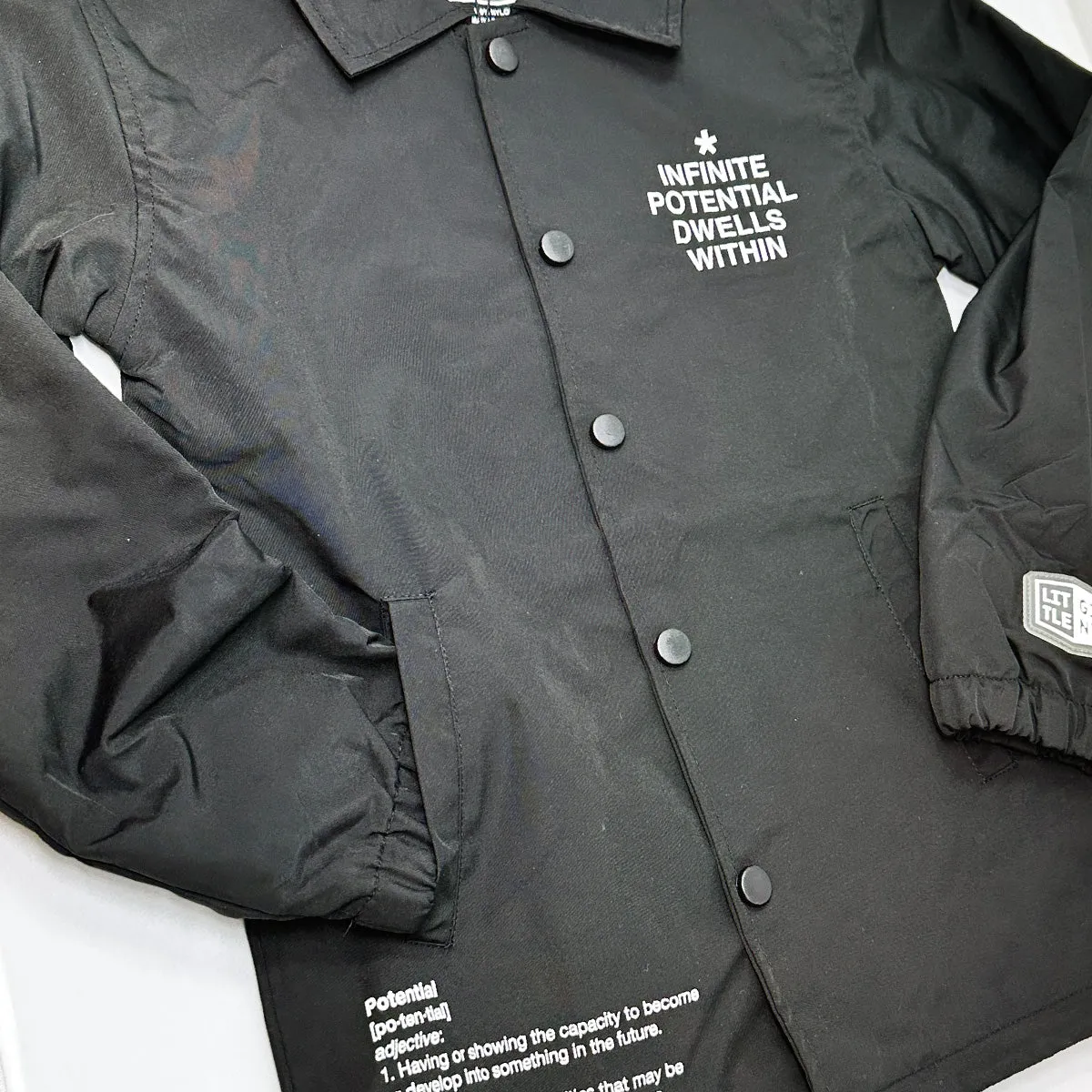 Infinite Potential Coach Jacket (Black)