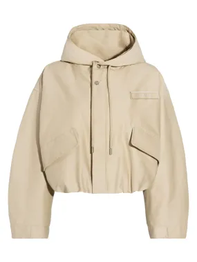 Jacquemus La Parka Courte Caraco in Beige