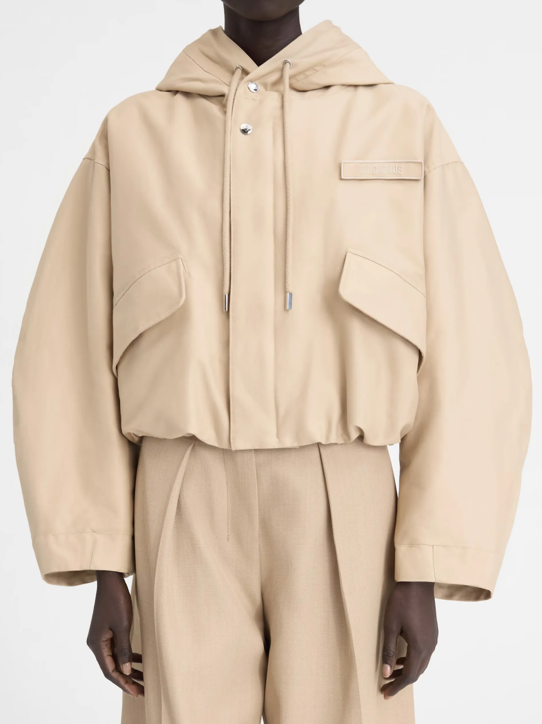 Jacquemus La Parka Courte Caraco in Beige