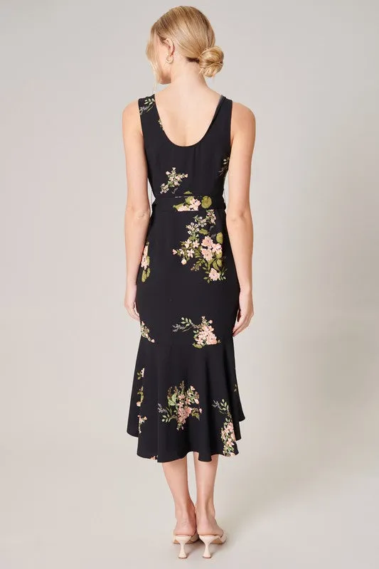JASLEEN FLORAL BODYCON DRESS