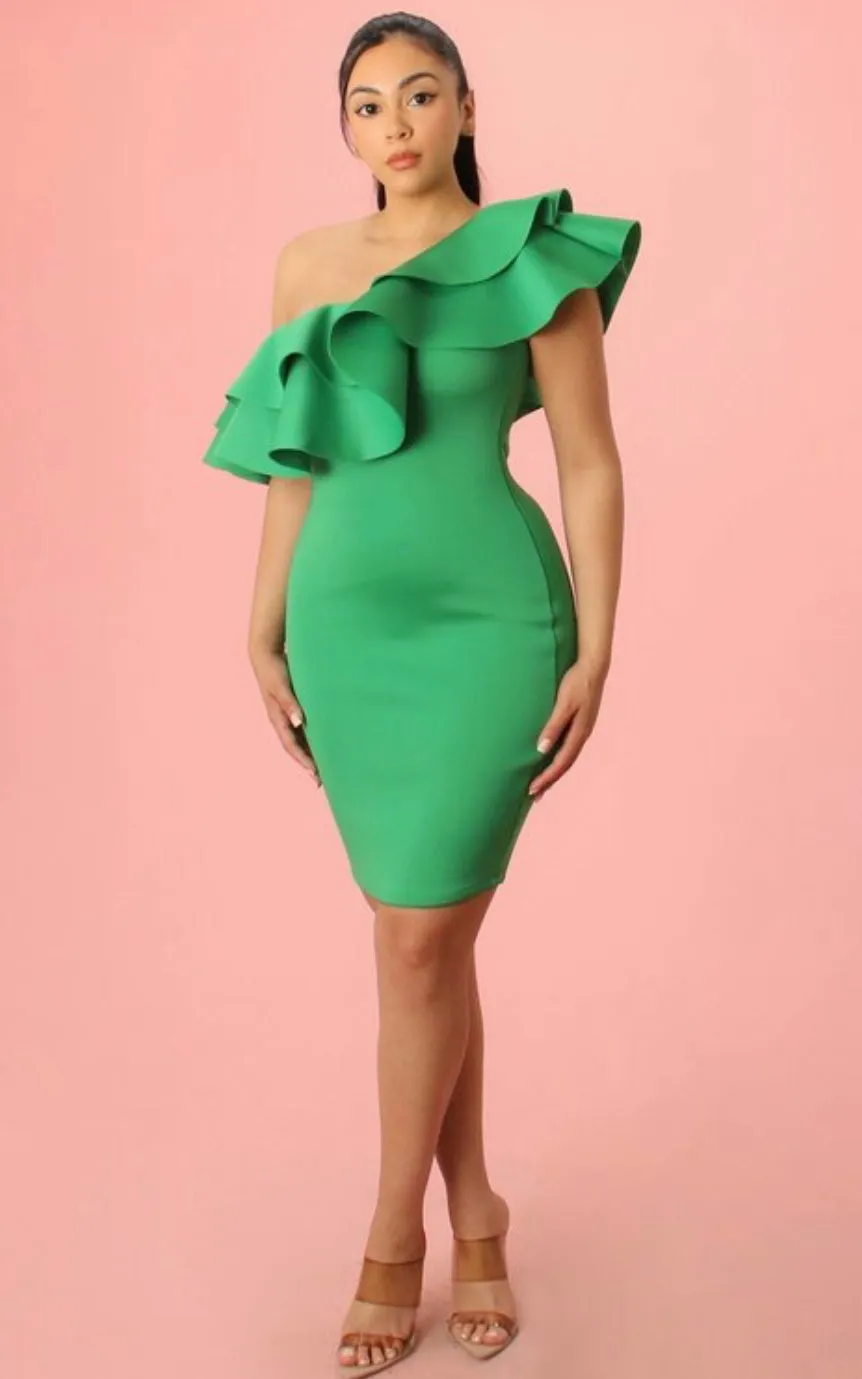 Jenna Ruffle Dress