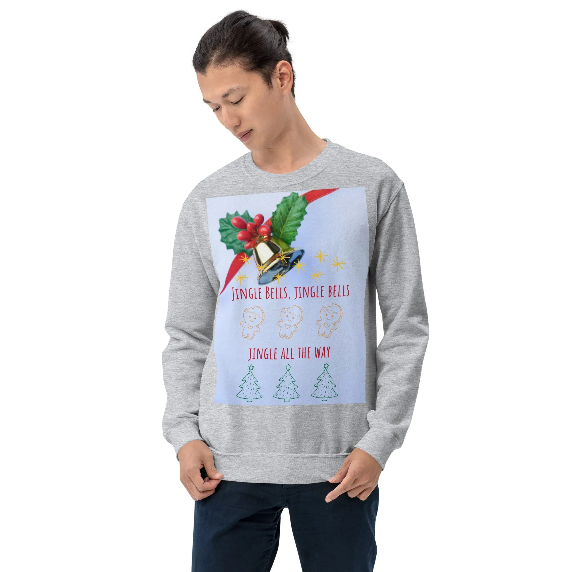 Jingle Bells Christmas Sweatshirt (Glamourange Christmas Sweatshirt Men)