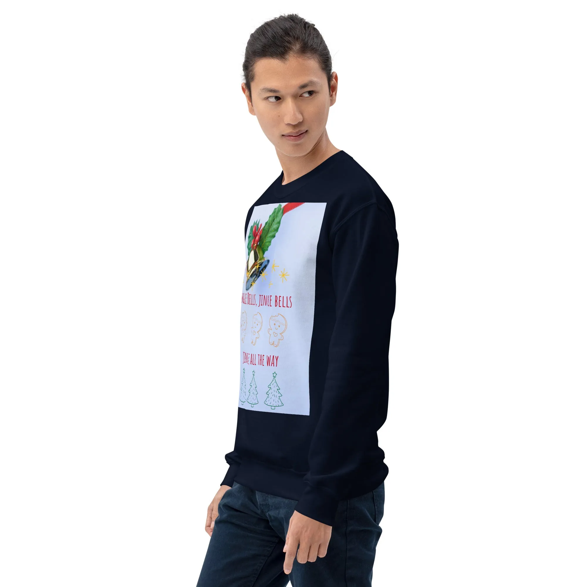 Jingle Bells Christmas Sweatshirt (Glamourange Christmas Sweatshirt Men)