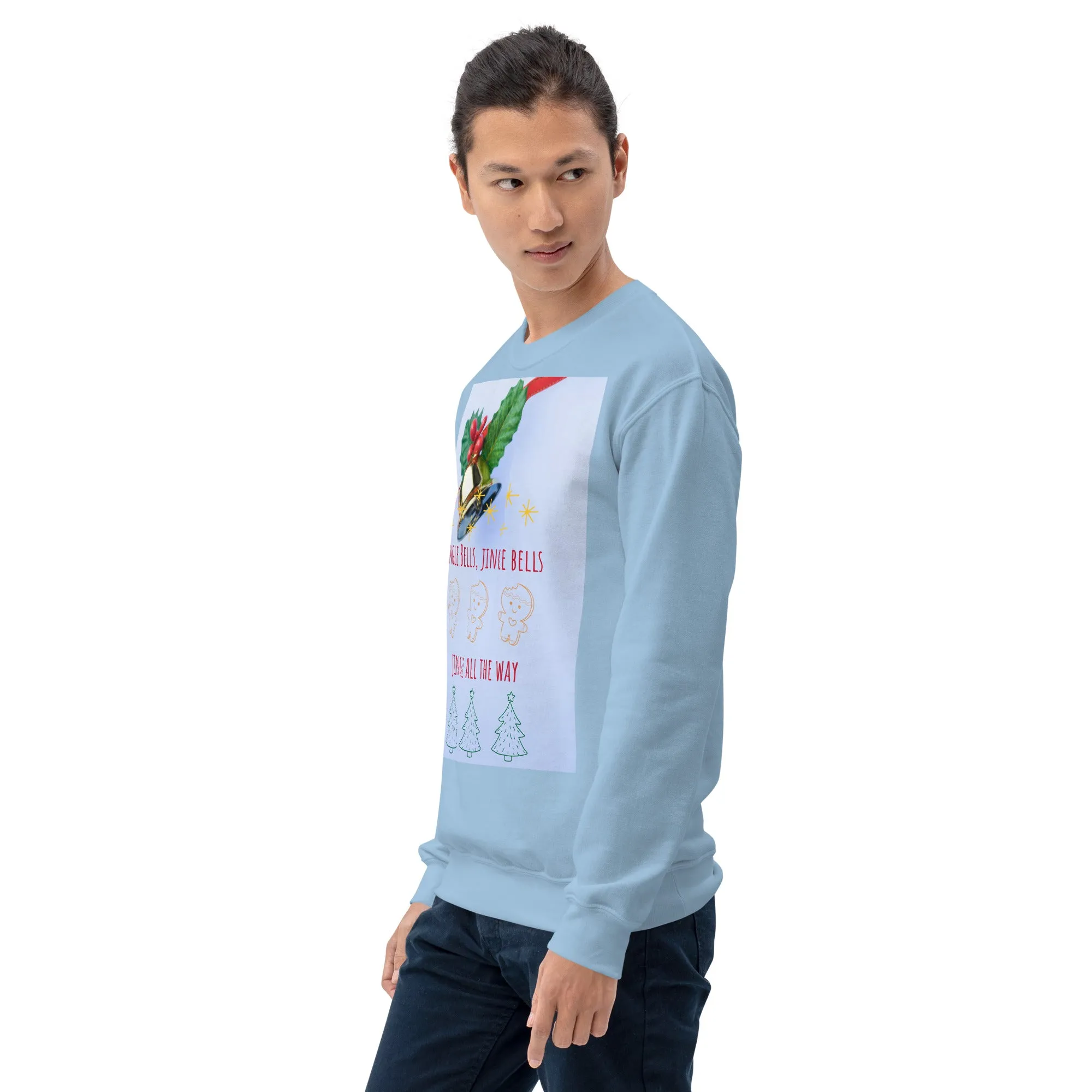 Jingle Bells Christmas Sweatshirt (Glamourange Christmas Sweatshirt Men)