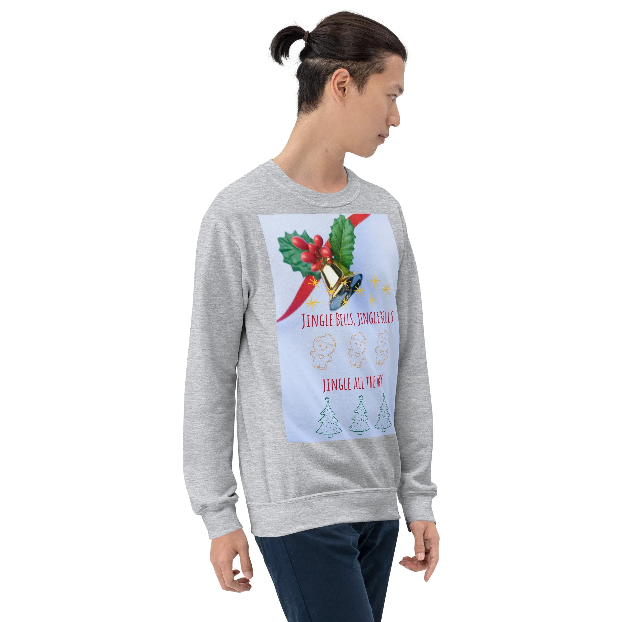 Jingle Bells Christmas Sweatshirt (Glamourange Christmas Sweatshirt Men)