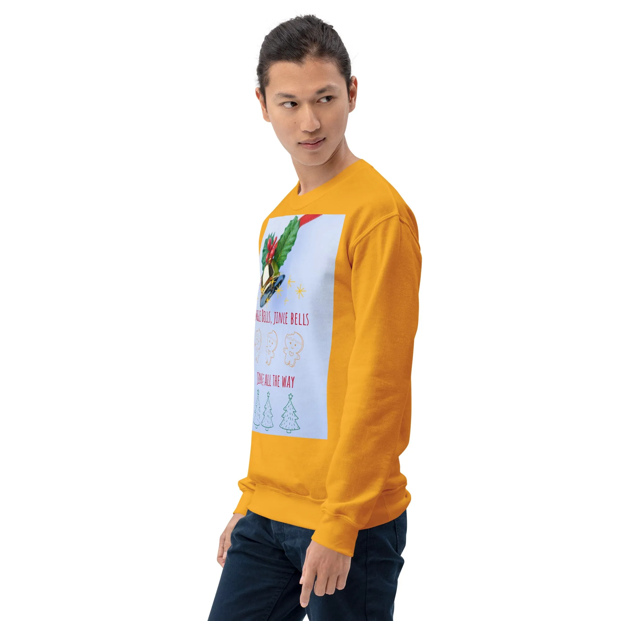 Jingle Bells Christmas Sweatshirt (Glamourange Christmas Sweatshirt Men)