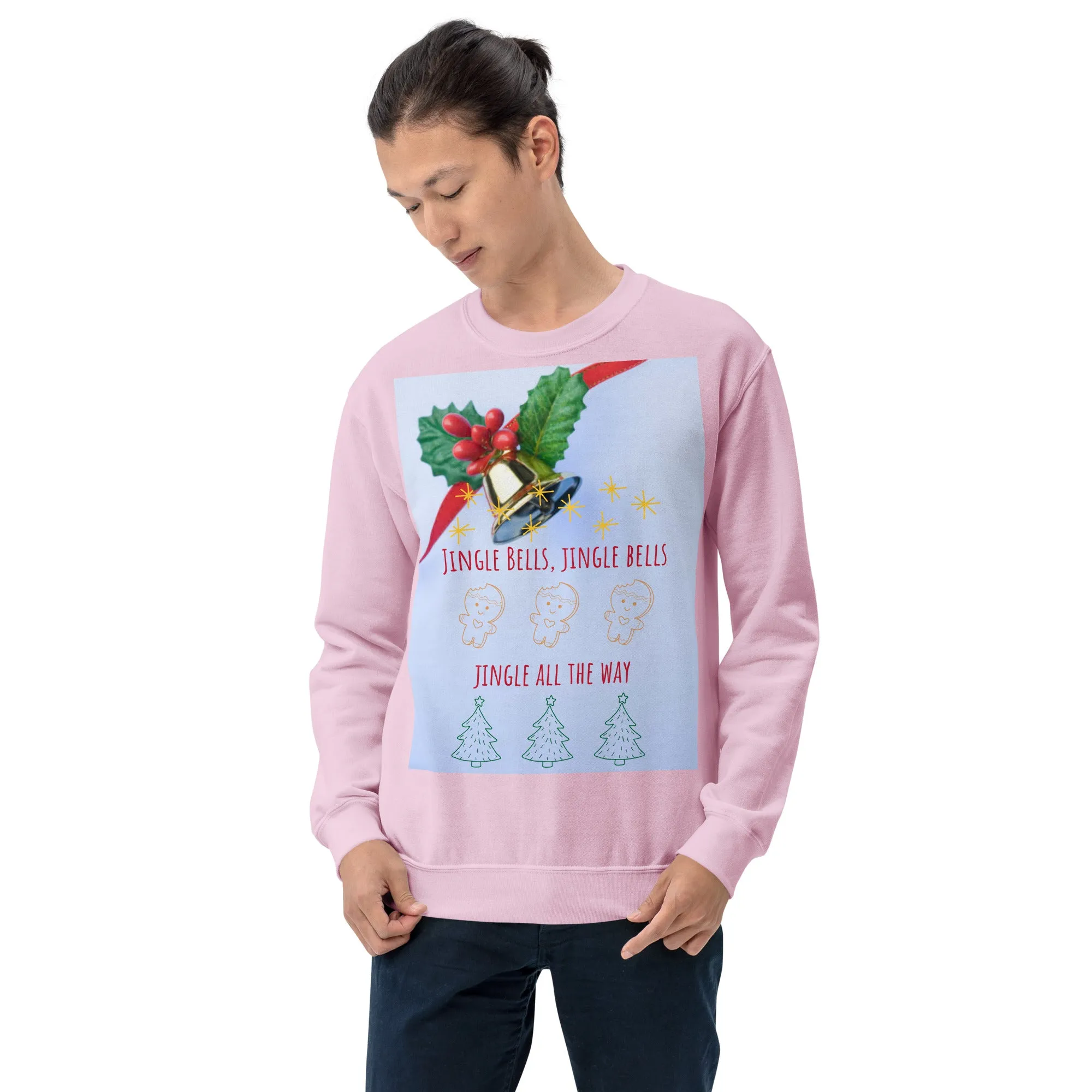 Jingle Bells Christmas Sweatshirt (Glamourange Christmas Sweatshirt Men)