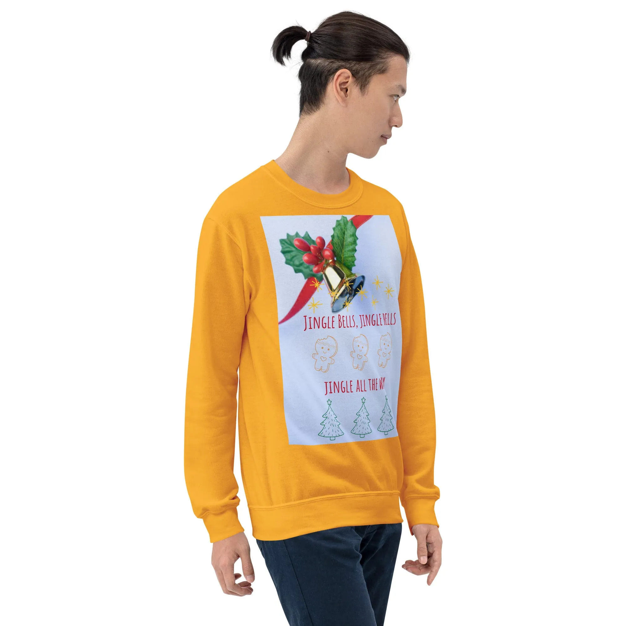 Jingle Bells Christmas Sweatshirt (Glamourange Christmas Sweatshirt Men)
