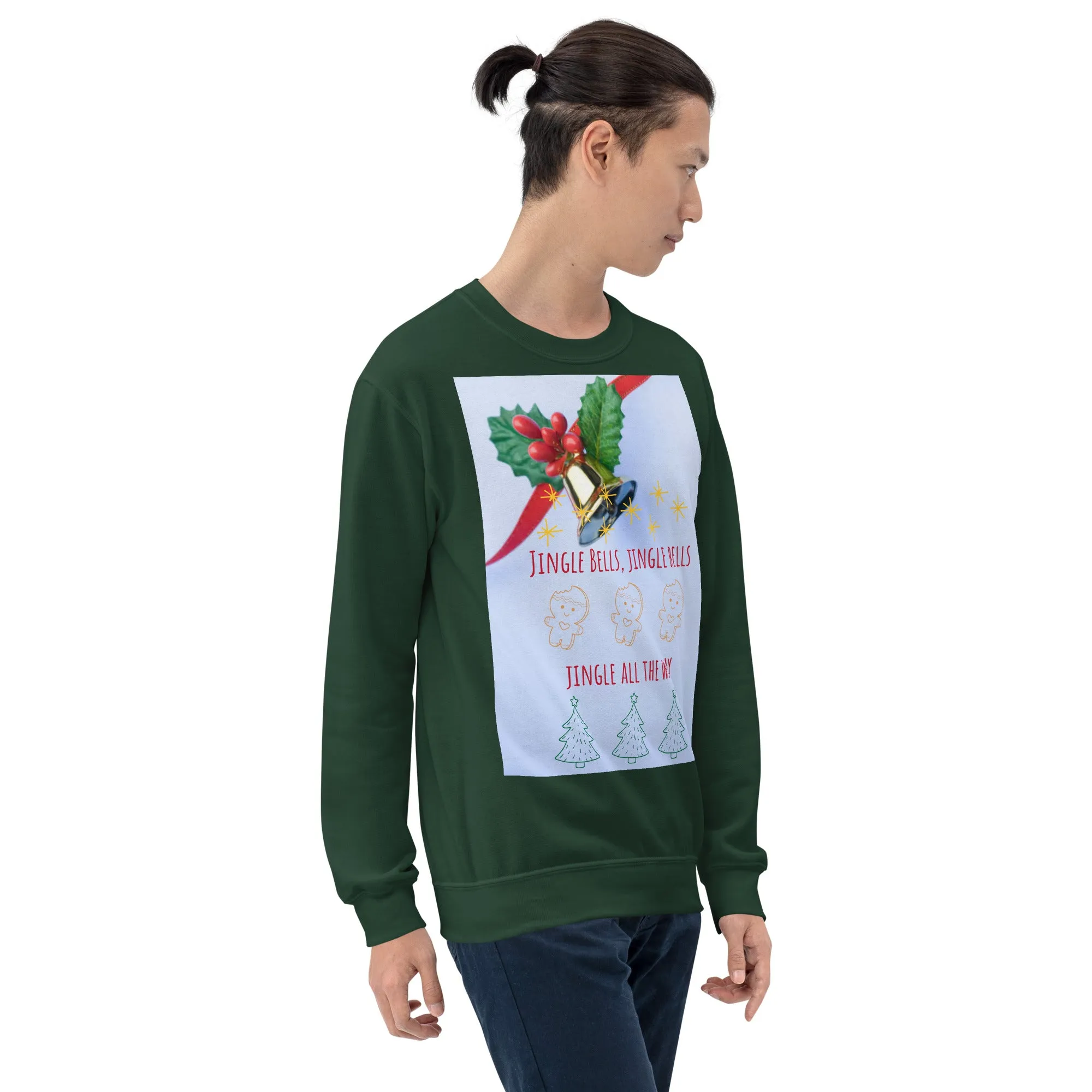 Jingle Bells Christmas Sweatshirt (Glamourange Christmas Sweatshirt Men)