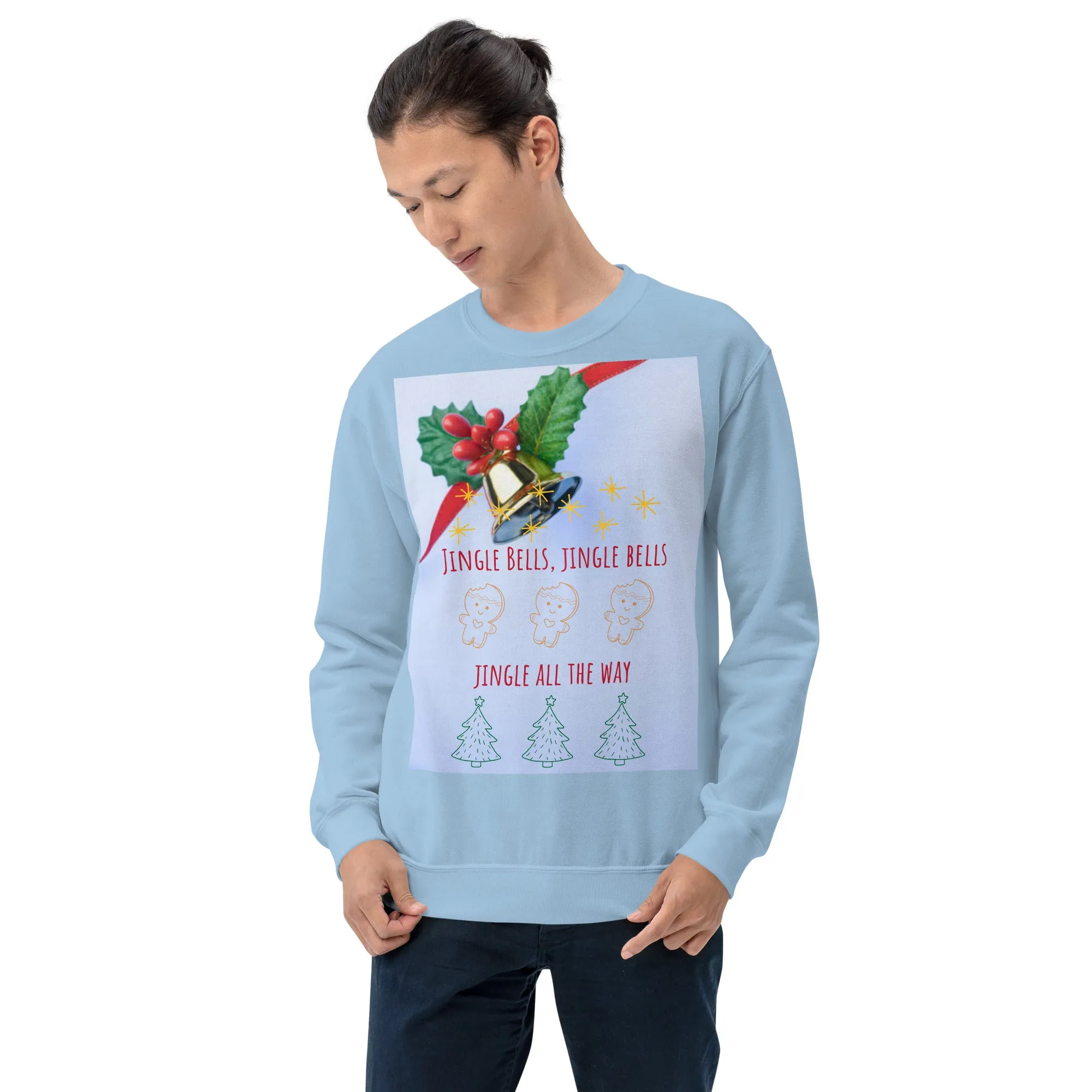Jingle Bells Christmas Sweatshirt (Glamourange Christmas Sweatshirt Men)