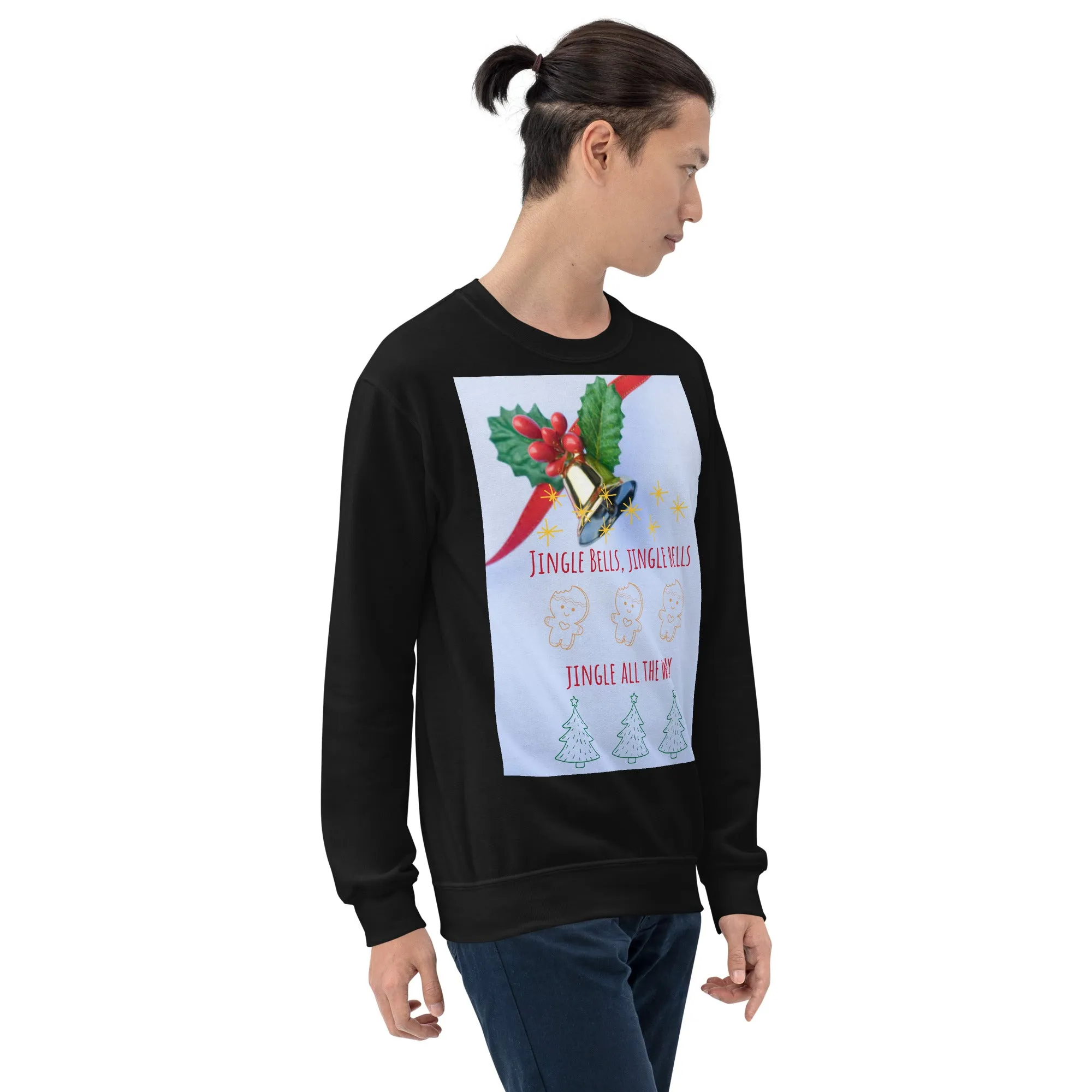 Jingle Bells Christmas Sweatshirt (Glamourange Christmas Sweatshirt Men)
