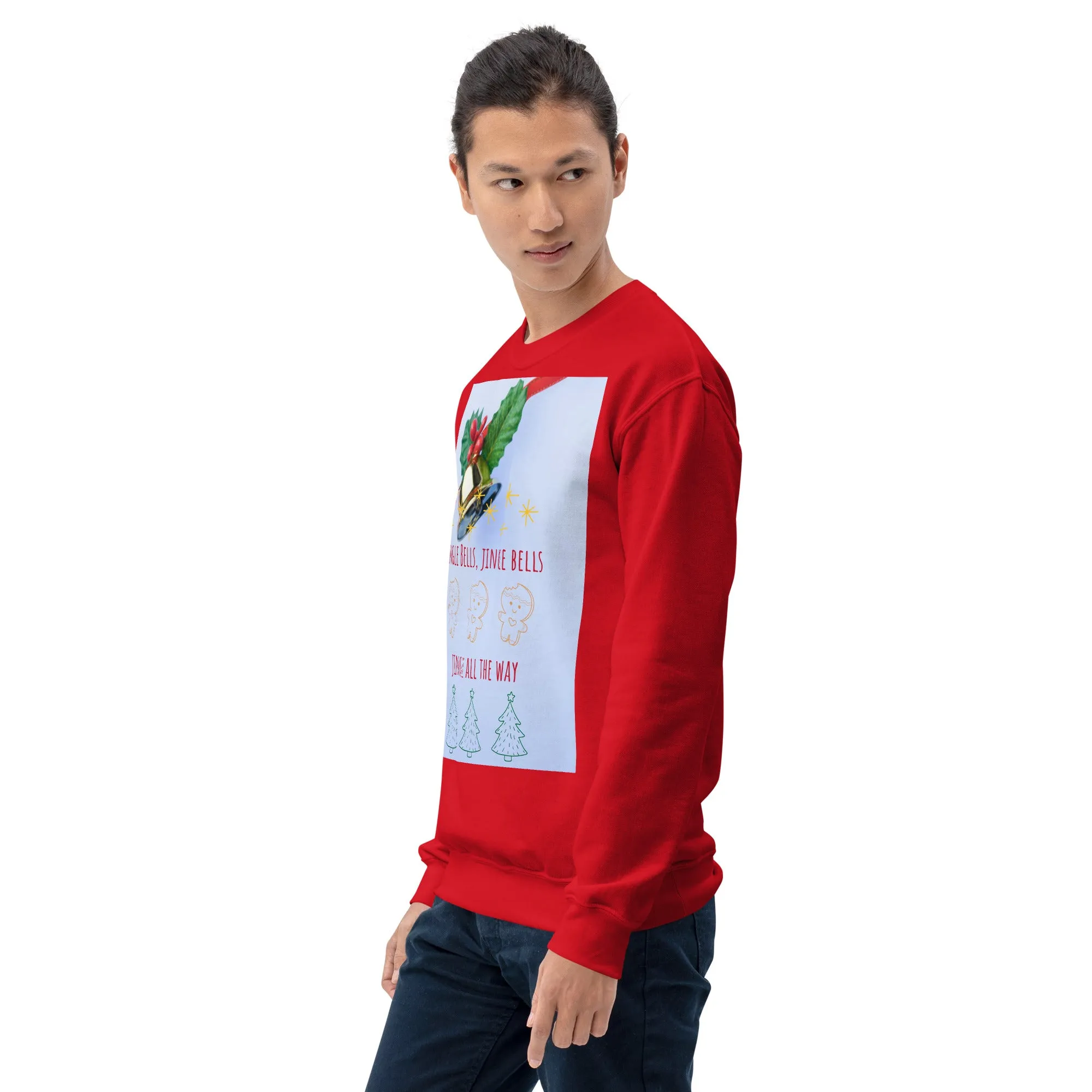 Jingle Bells Christmas Sweatshirt (Glamourange Christmas Sweatshirt Men)