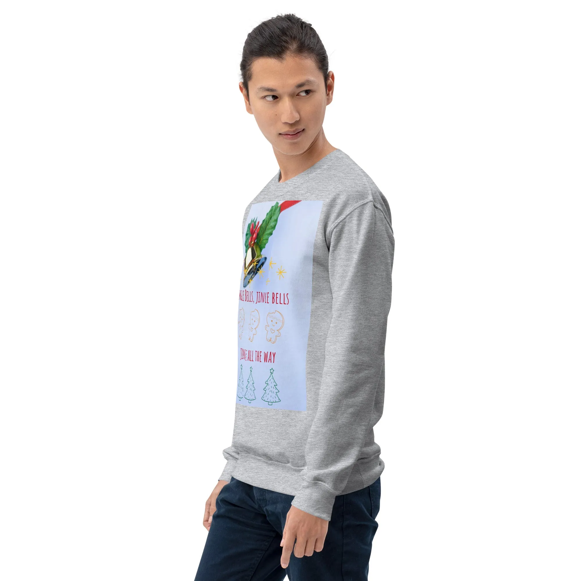 Jingle Bells Christmas Sweatshirt (Glamourange Christmas Sweatshirt Men)