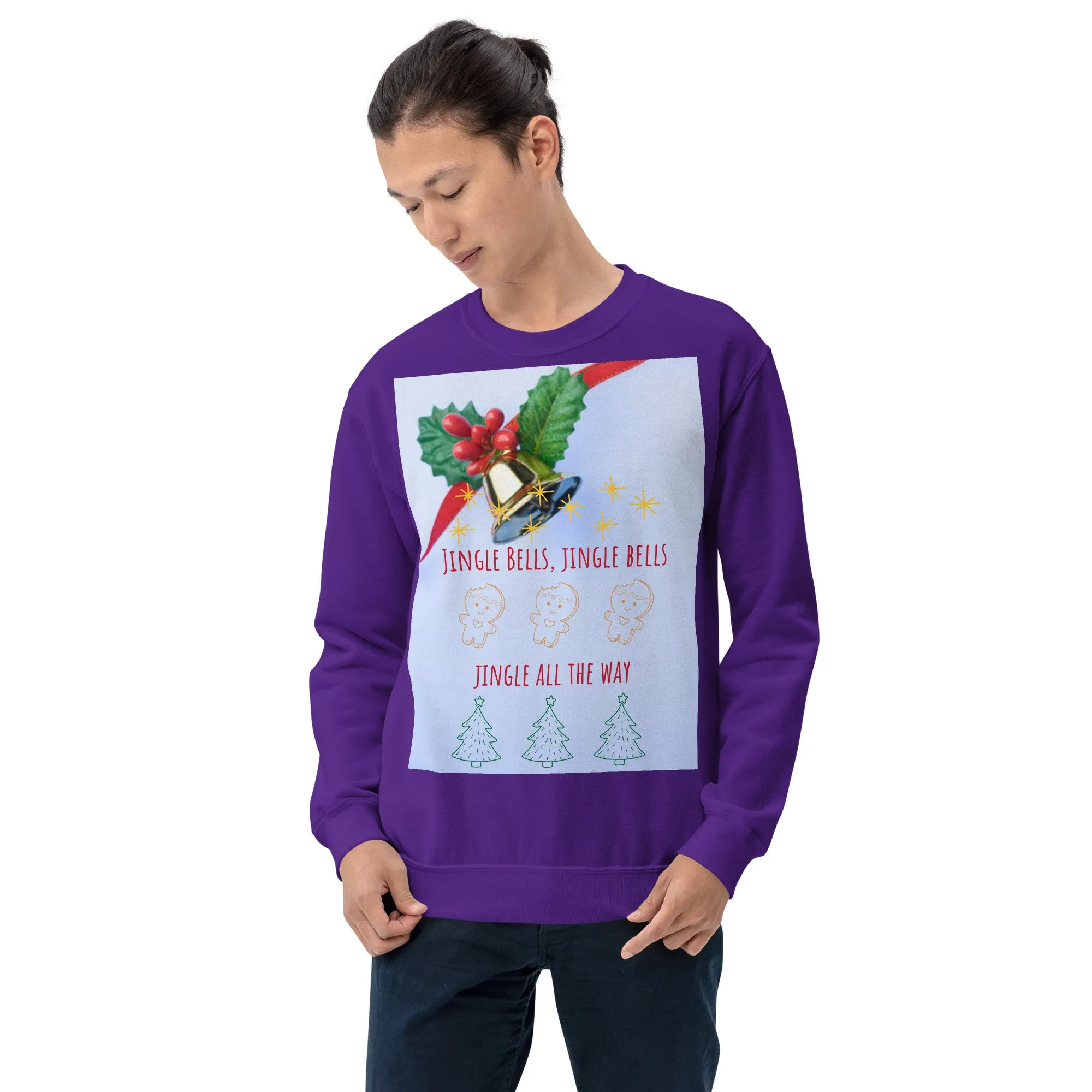 Jingle Bells Christmas Sweatshirt (Glamourange Christmas Sweatshirt Men)