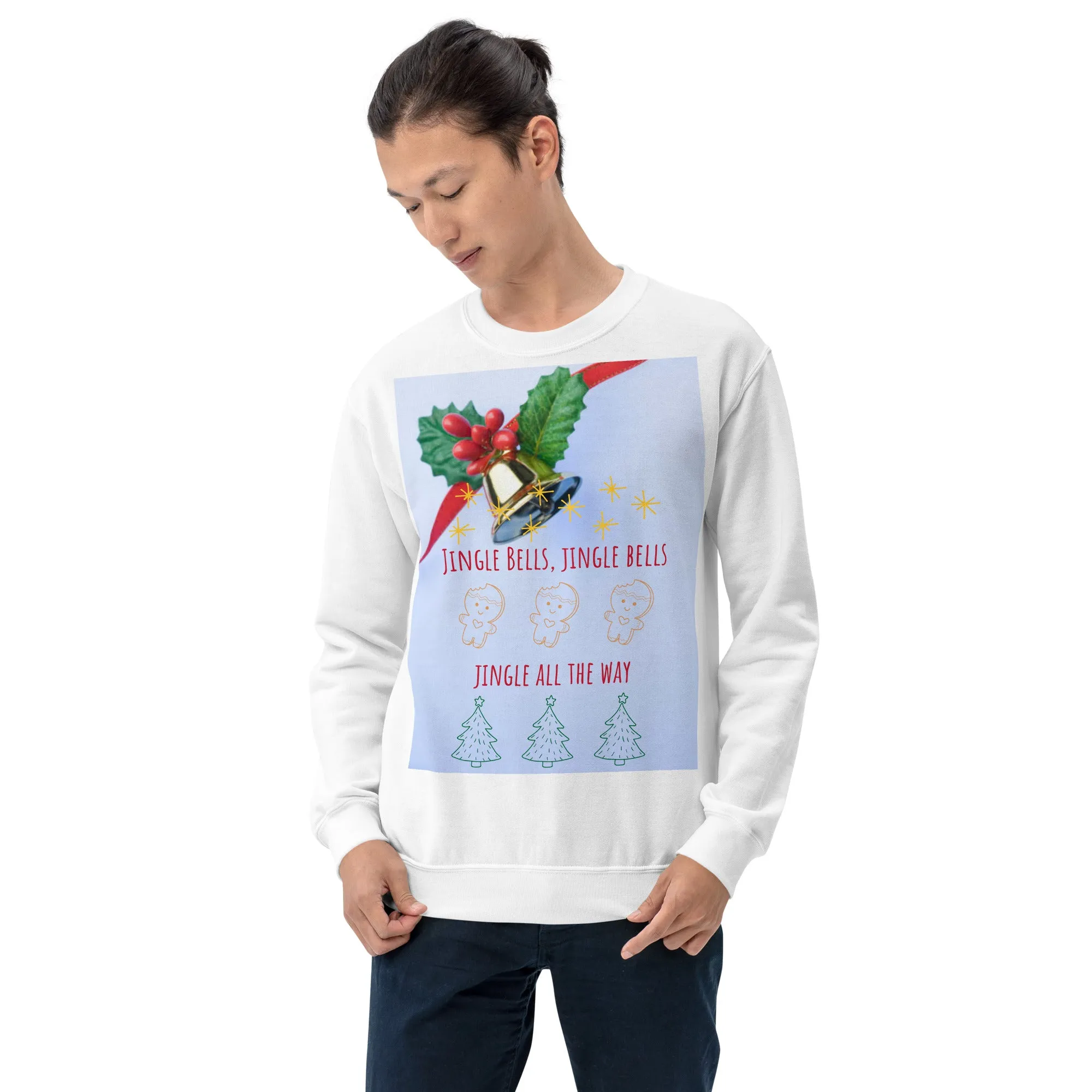 Jingle Bells Christmas Sweatshirt (Glamourange Christmas Sweatshirt Men)