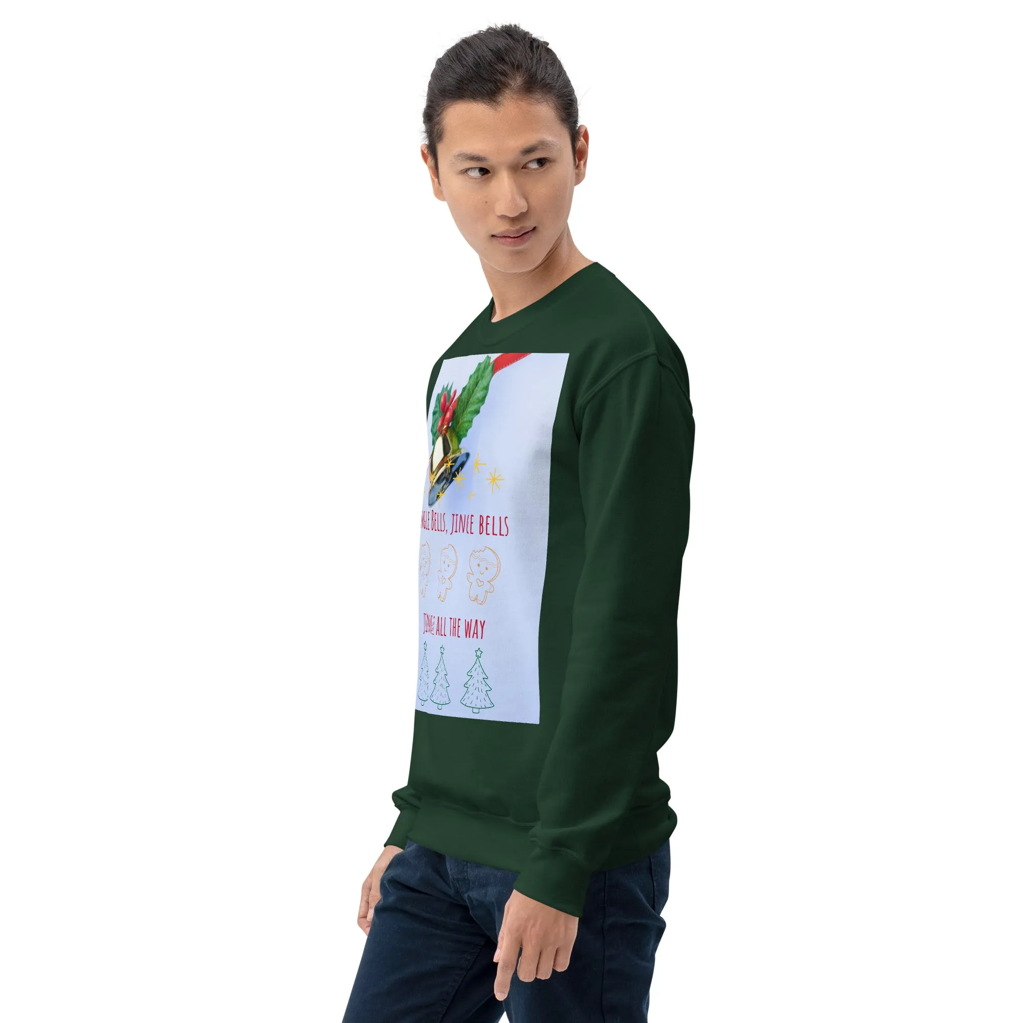 Jingle Bells Christmas Sweatshirt (Glamourange Christmas Sweatshirt Men)