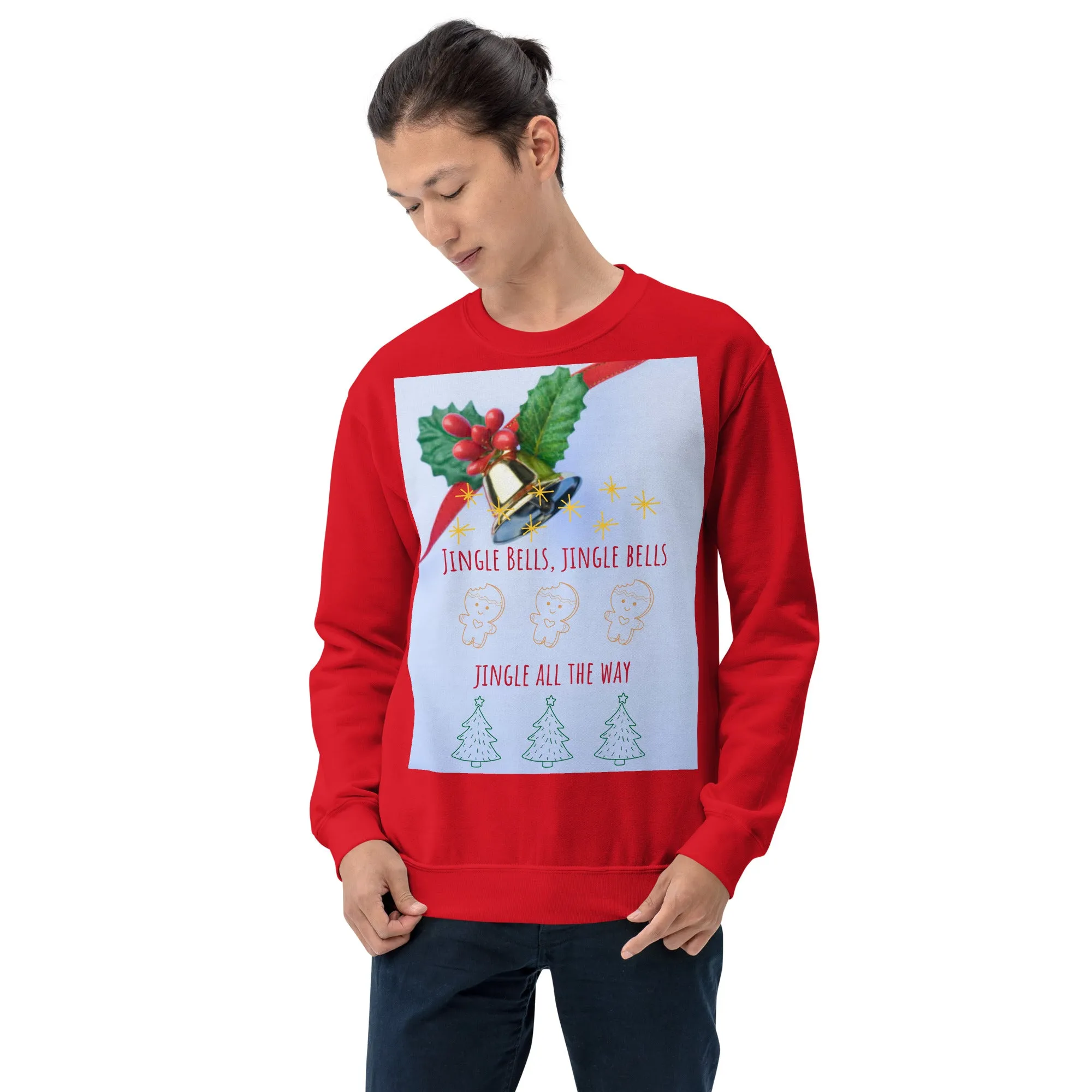 Jingle Bells Christmas Sweatshirt (Glamourange Christmas Sweatshirt Men)
