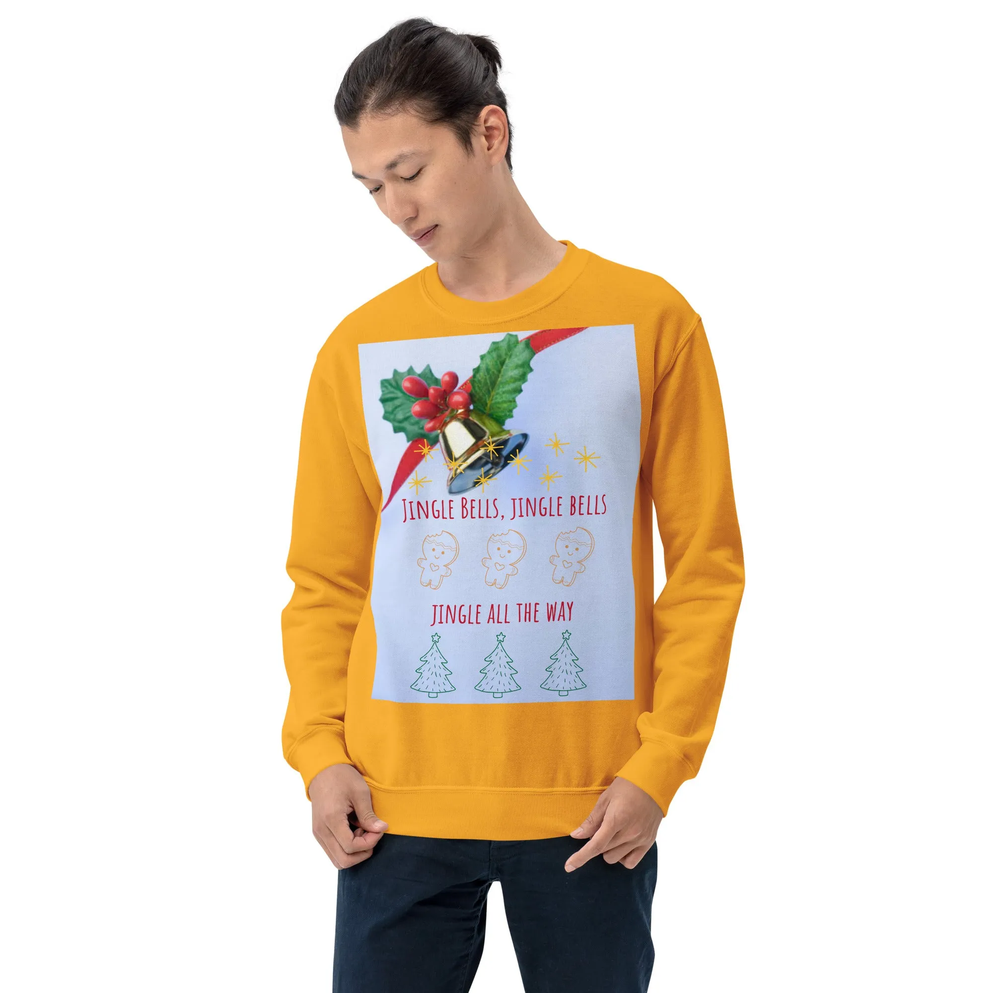 Jingle Bells Christmas Sweatshirt (Glamourange Christmas Sweatshirt Men)