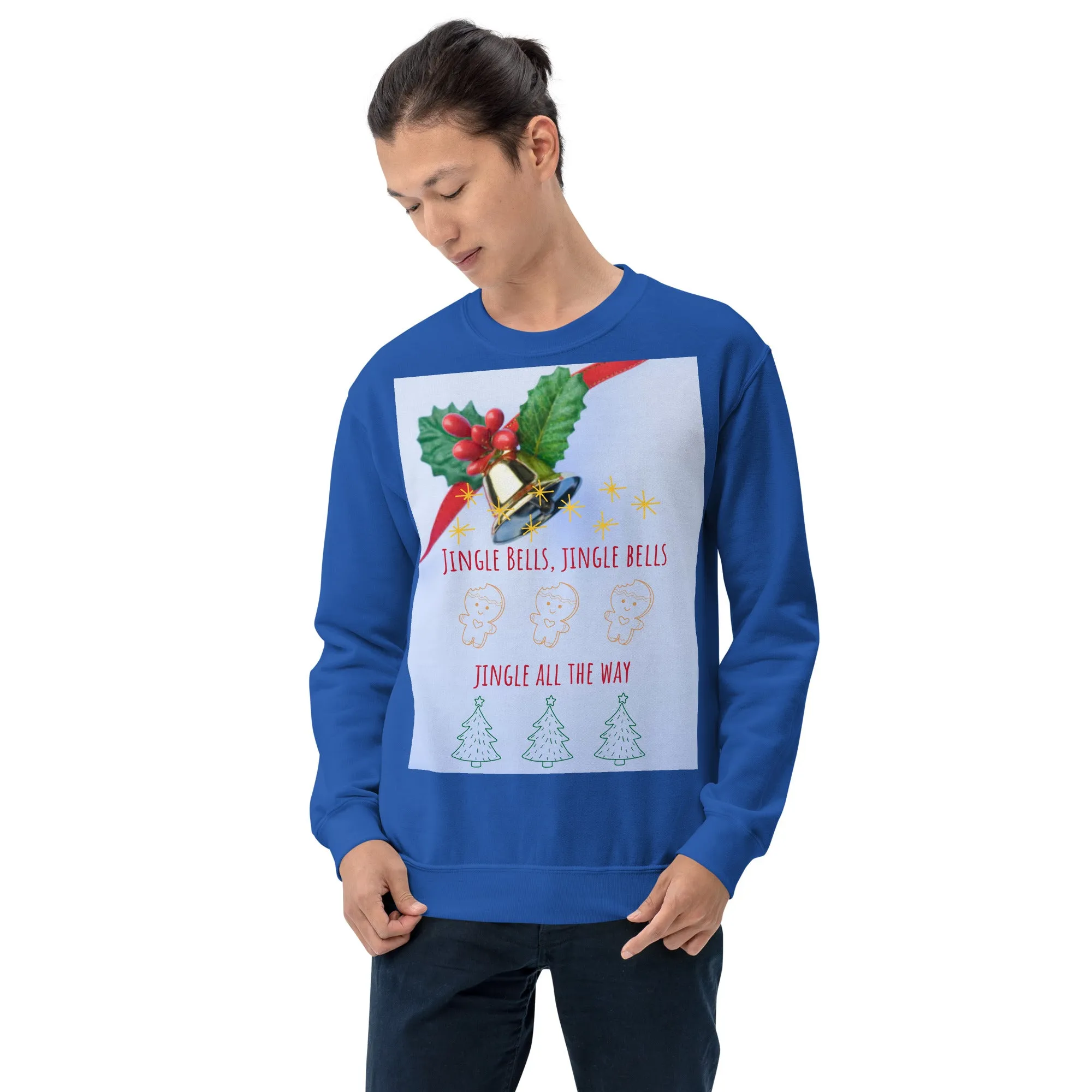Jingle Bells Christmas Sweatshirt (Glamourange Christmas Sweatshirt Men)