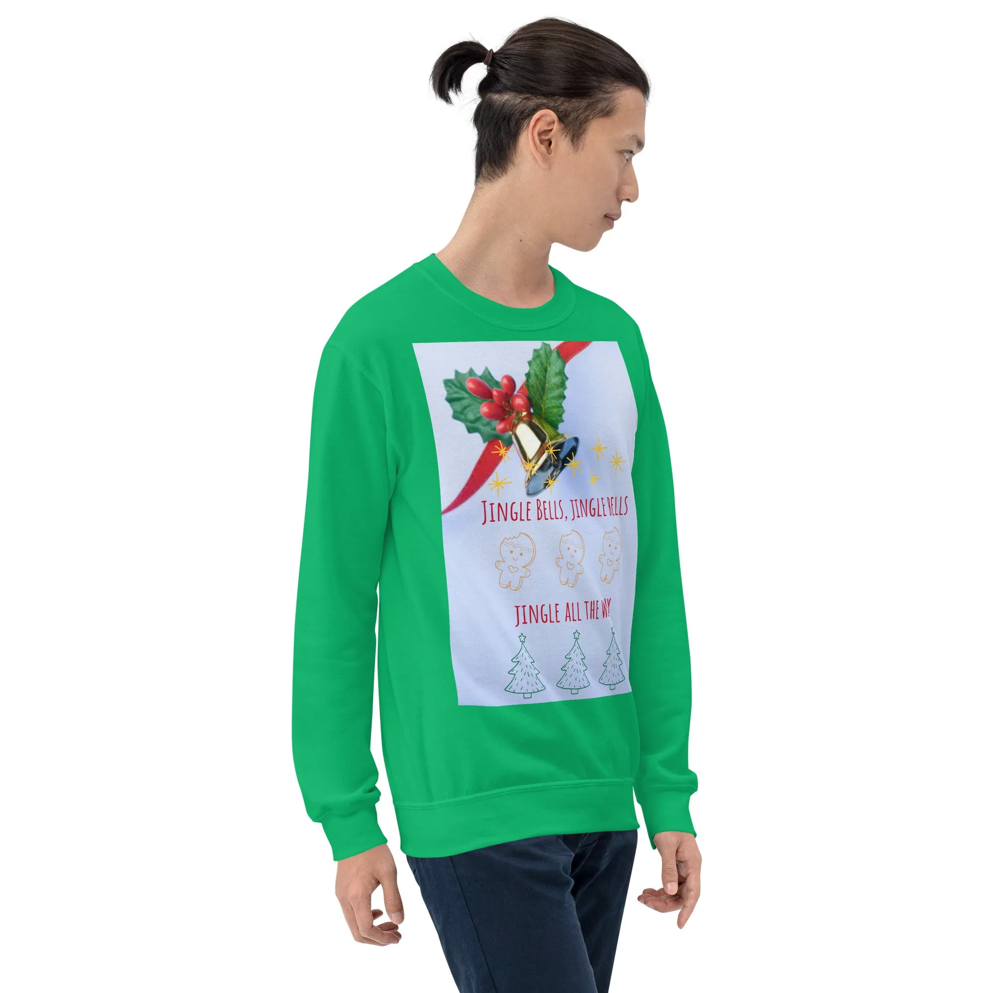 Jingle Bells Christmas Sweatshirt (Glamourange Christmas Sweatshirt Men)