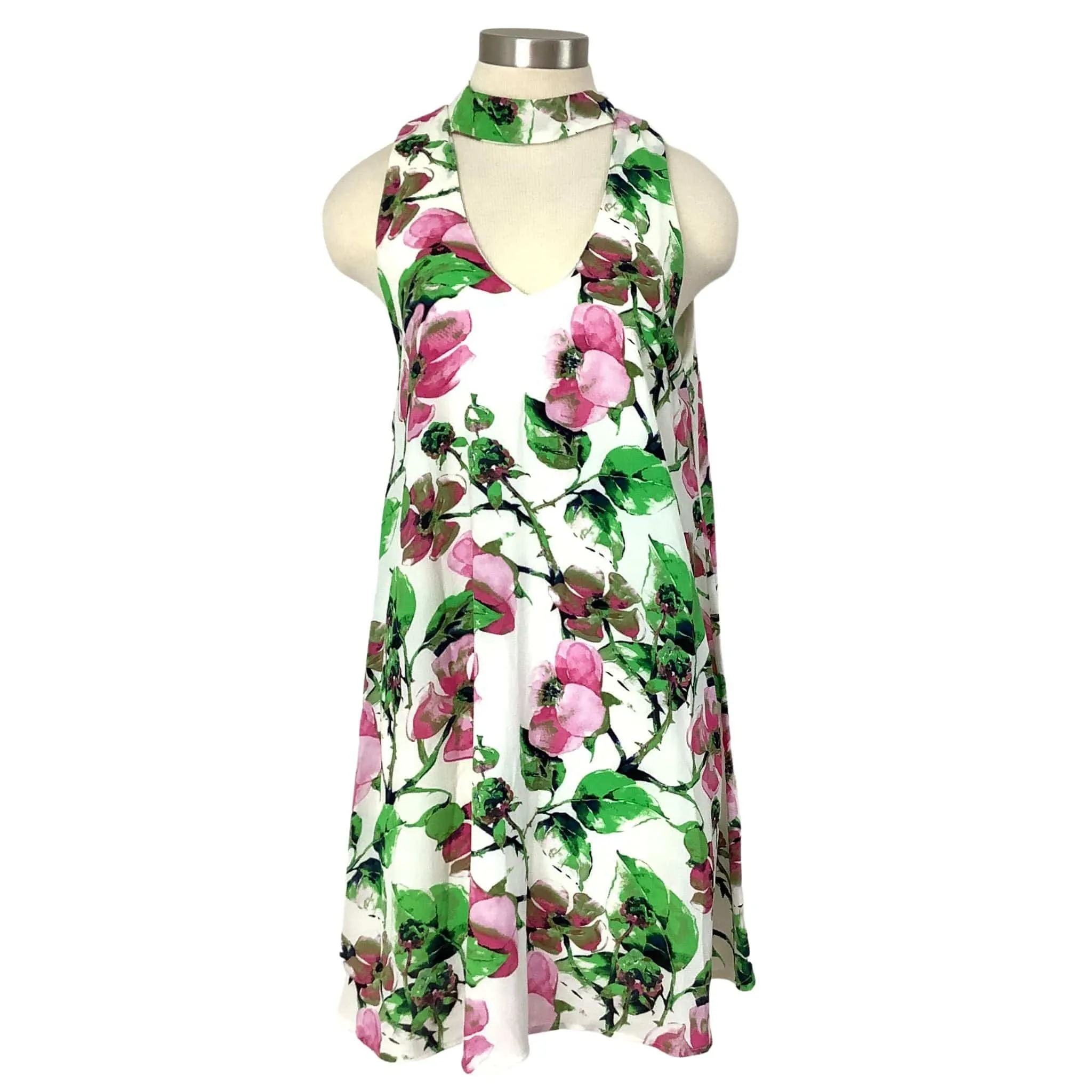 Keyhole Y2K Floral Tunic