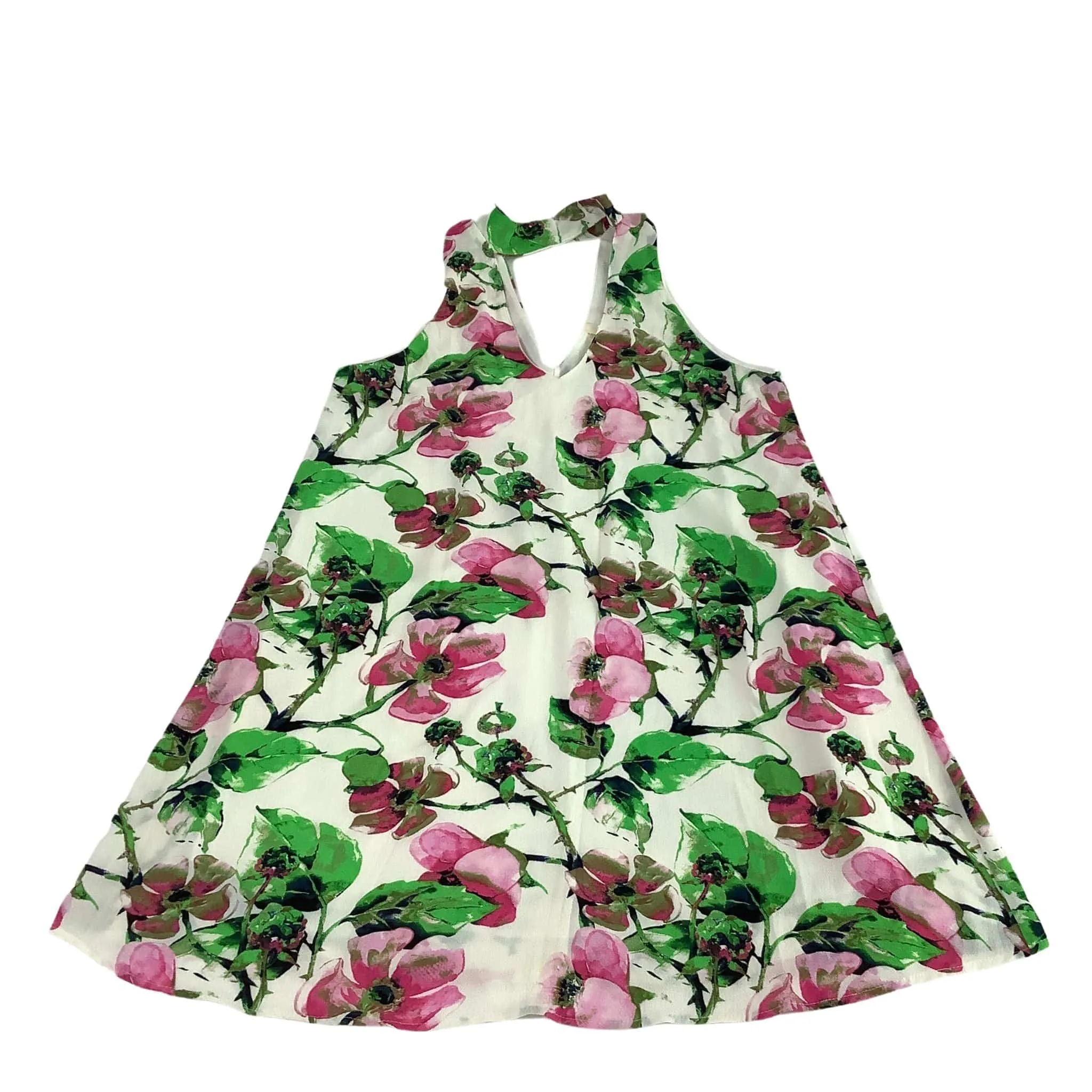 Keyhole Y2K Floral Tunic