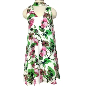 Keyhole Y2K Floral Tunic