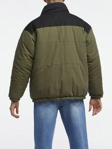 Lee Reversible Puffer - Olive/Black