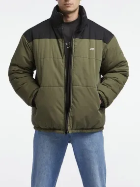 Lee Reversible Puffer - Olive/Black