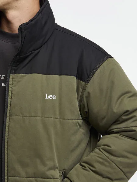Lee Reversible Puffer - Olive/Black