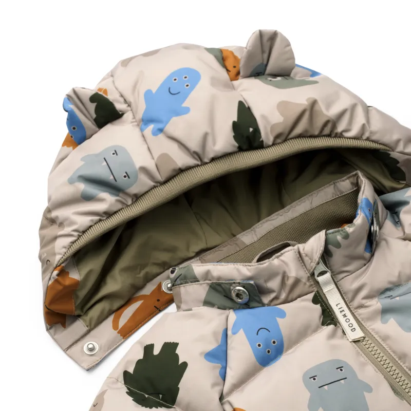 Liewood Polle Down Puffer Jacket - Monster / Koala