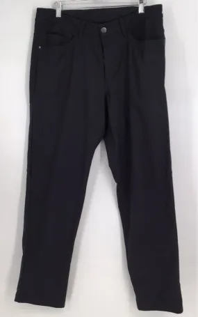Lululemon Men's Black Straight Leg Chino Pants - Size 33