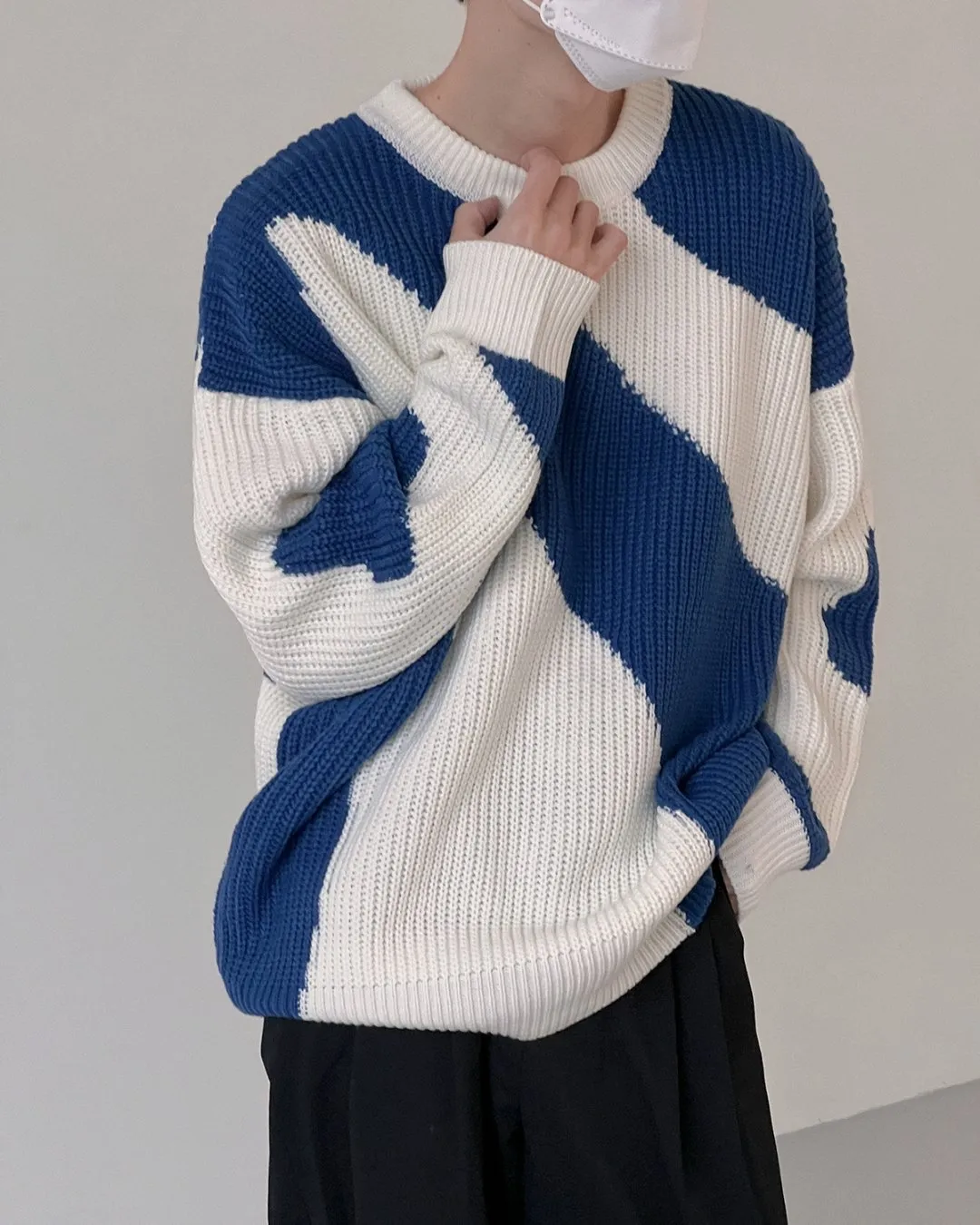 MARBLE KNIT SWEATER KBQ0543