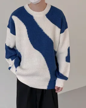 MARBLE KNIT SWEATER KBQ0543