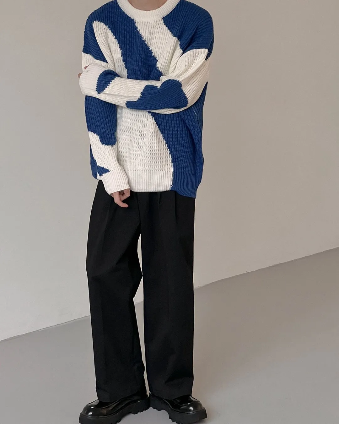 MARBLE KNIT SWEATER KBQ0543