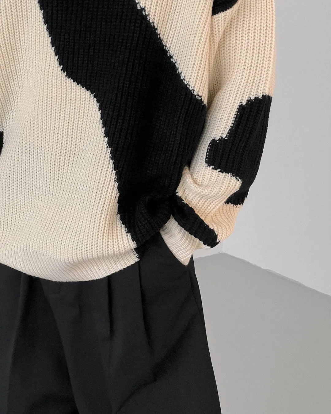MARBLE KNIT SWEATER KBQ0543