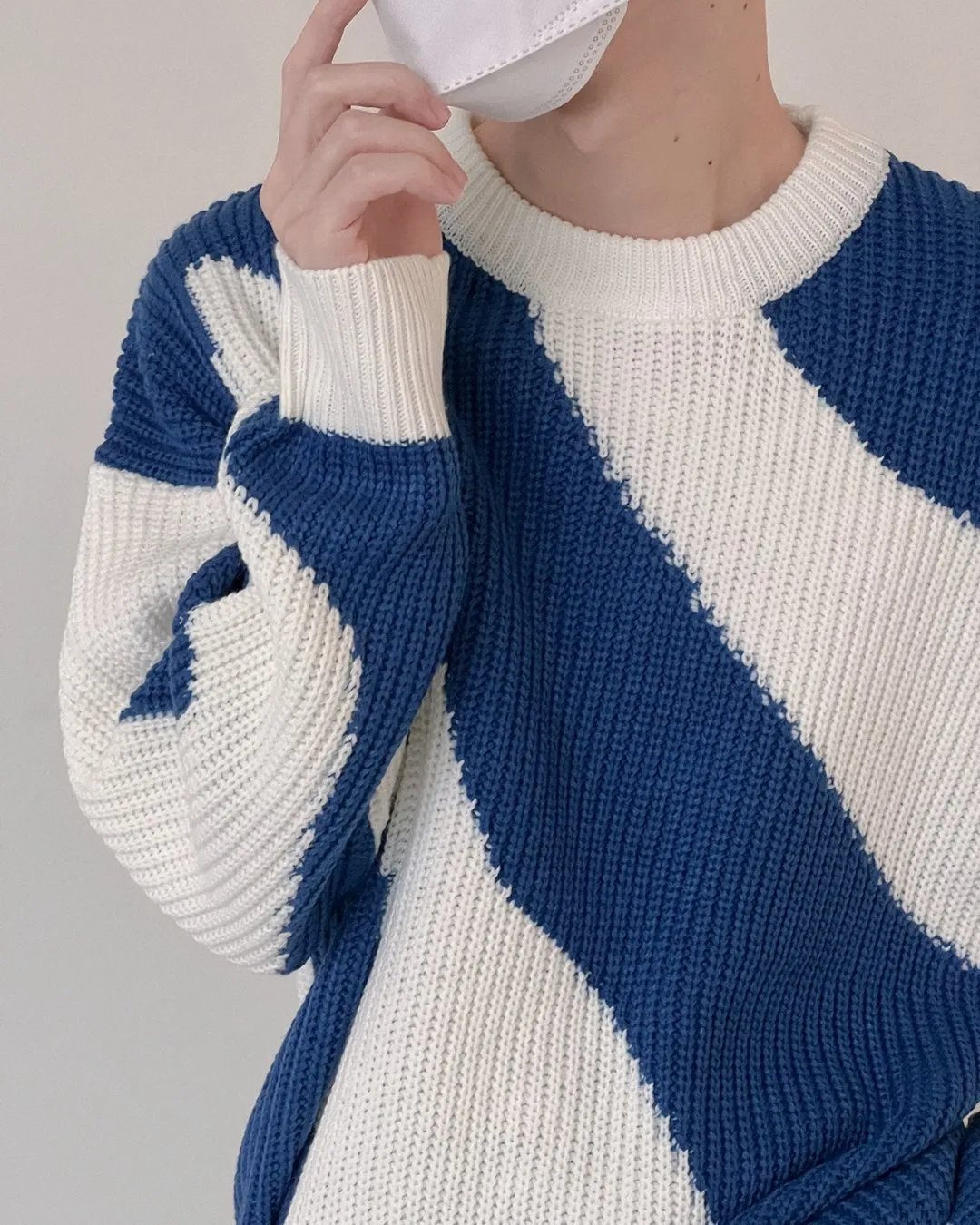 MARBLE KNIT SWEATER KBQ0543