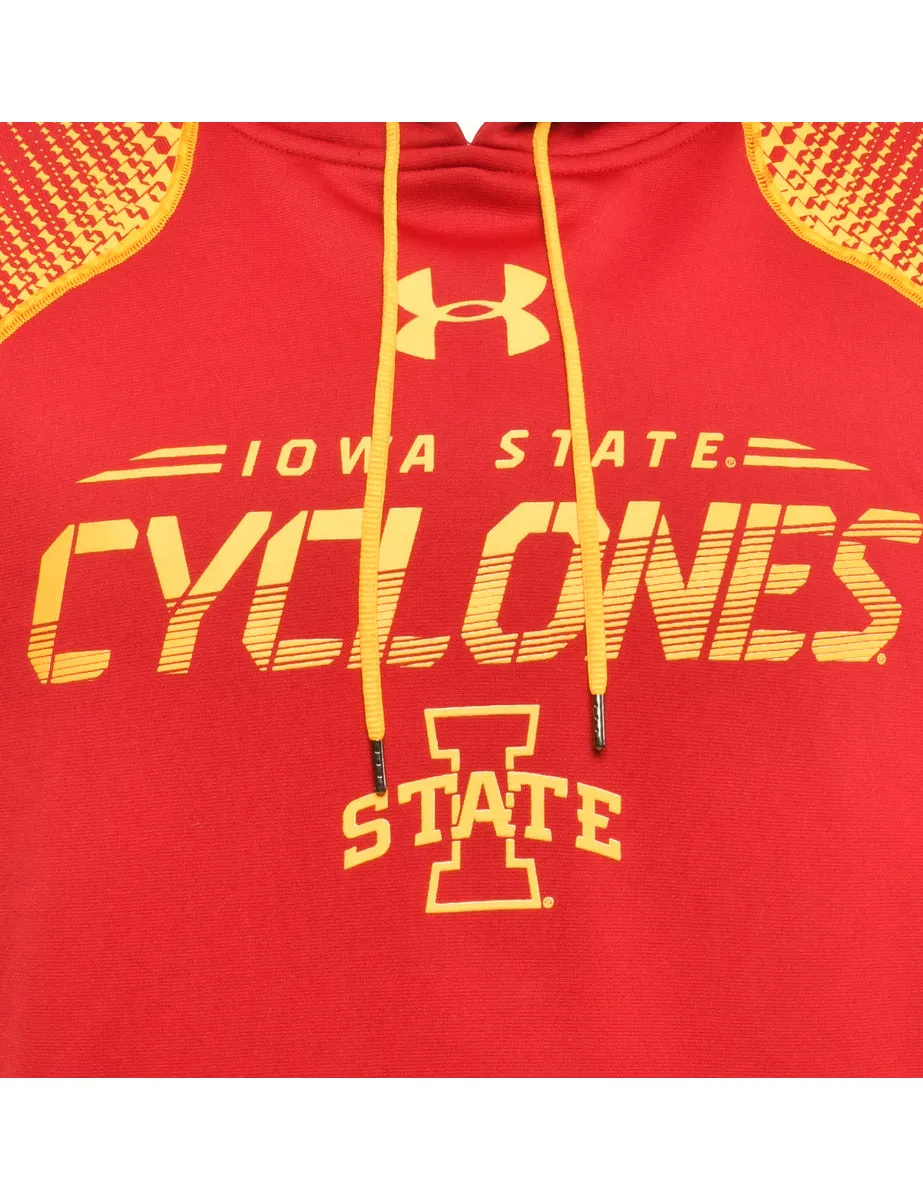 Maroon Iowa State Under Armour Printed Hoodie - M