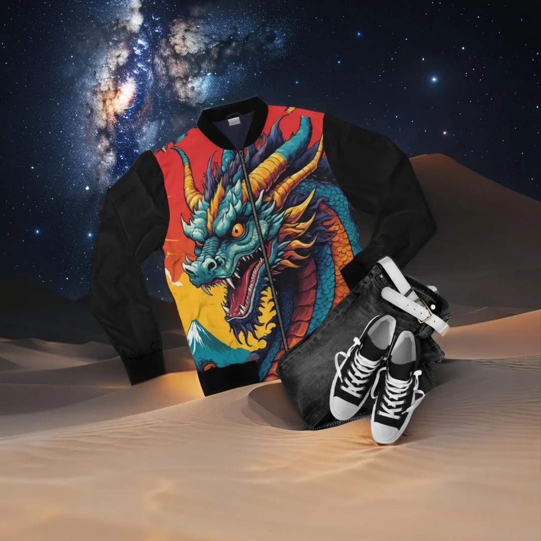 Men's Bomber Jacket  - Japanese Dragon