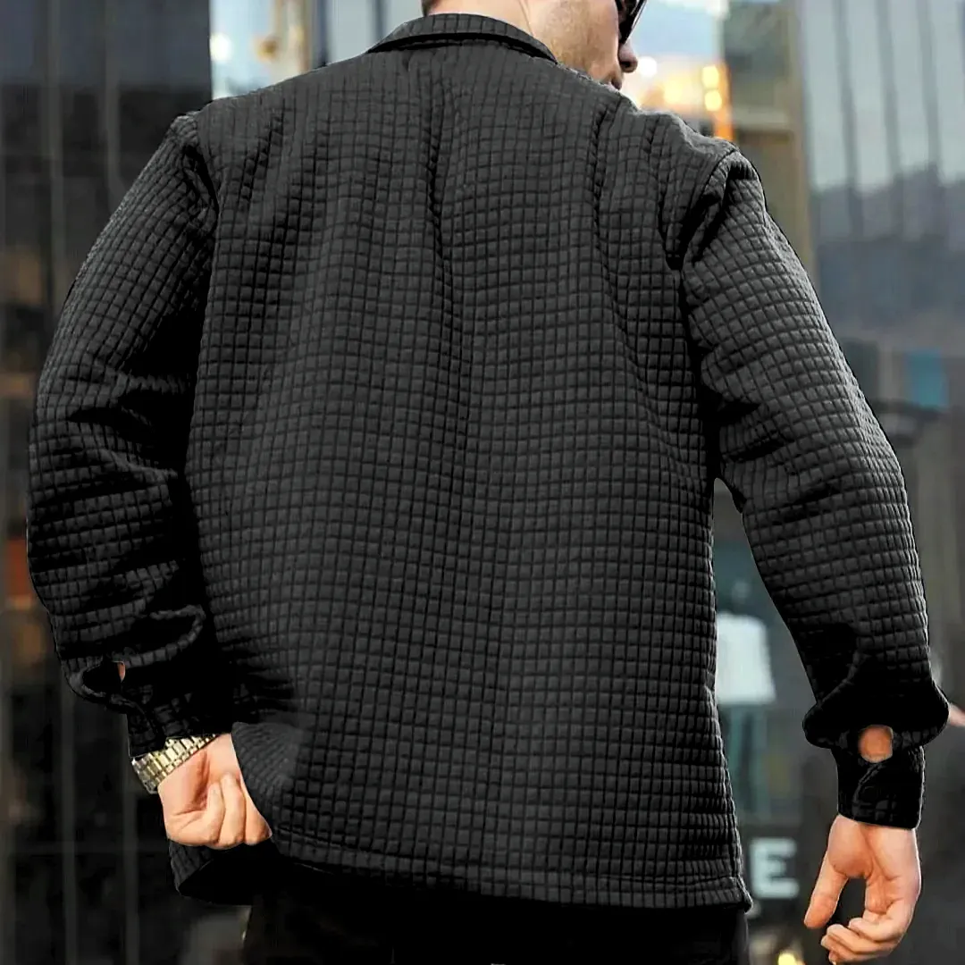 Men's Lapel Long Sleeve Comfort Jacket