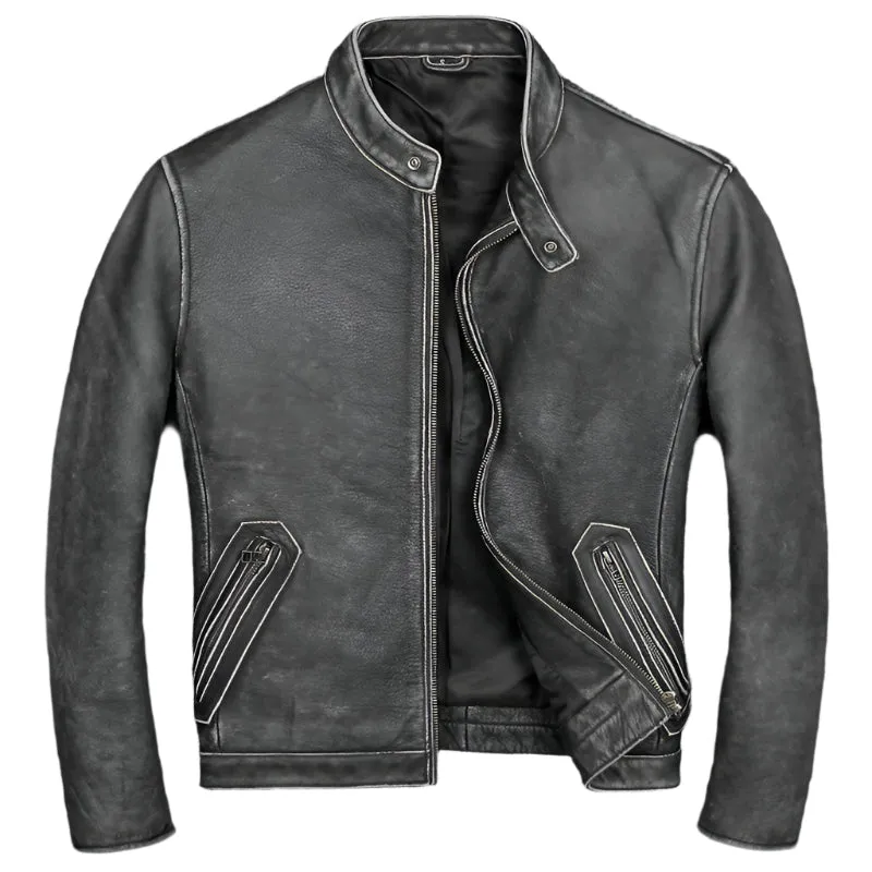 Men's Premium Cowhide Leather Jacket