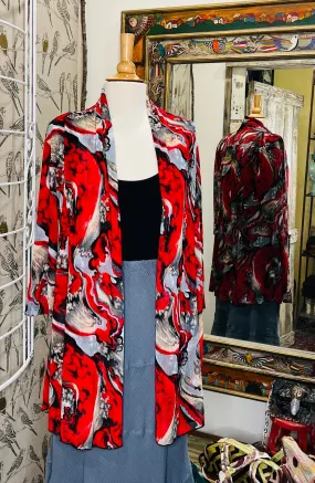 Mesh Cardigan by Creations A303