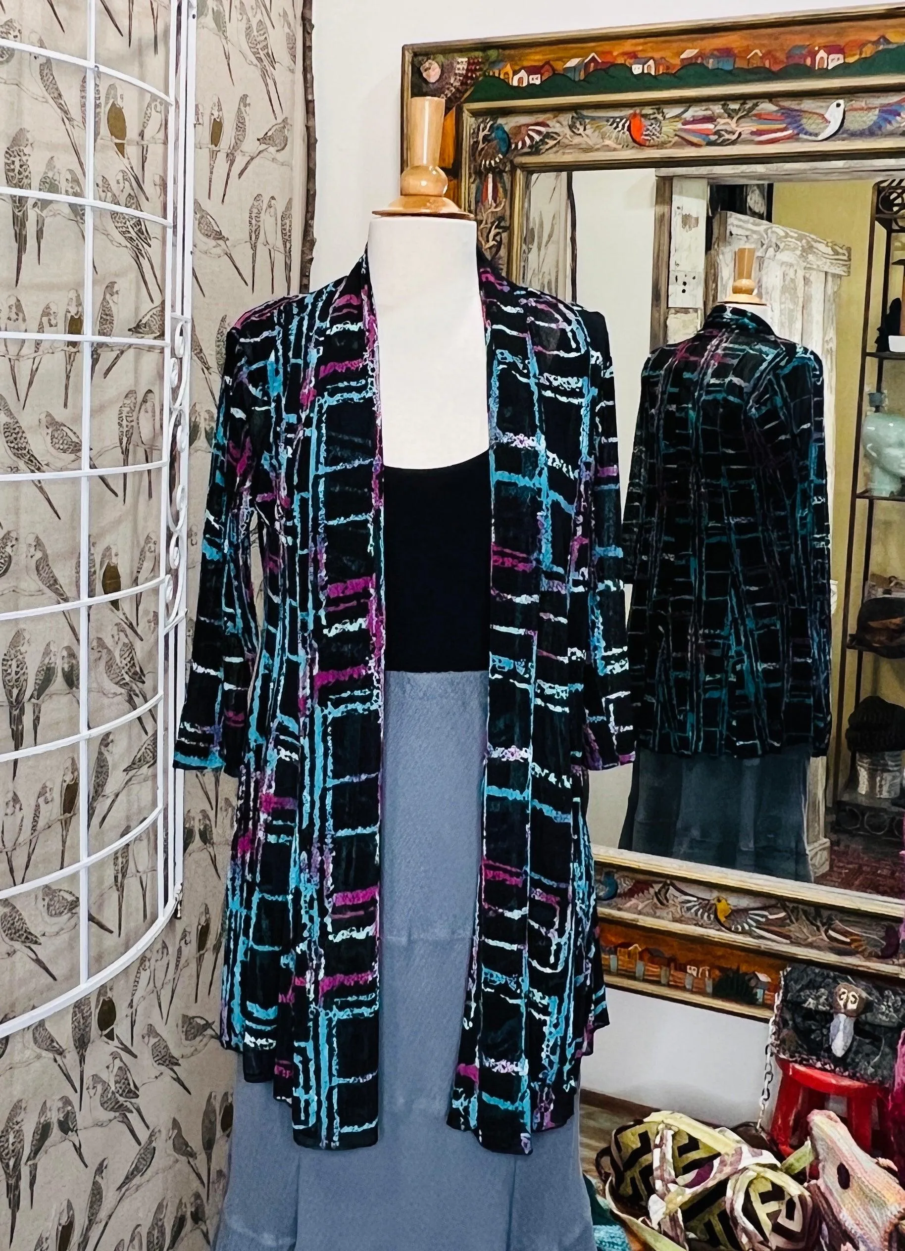 Mesh Cardigan by Creations A303