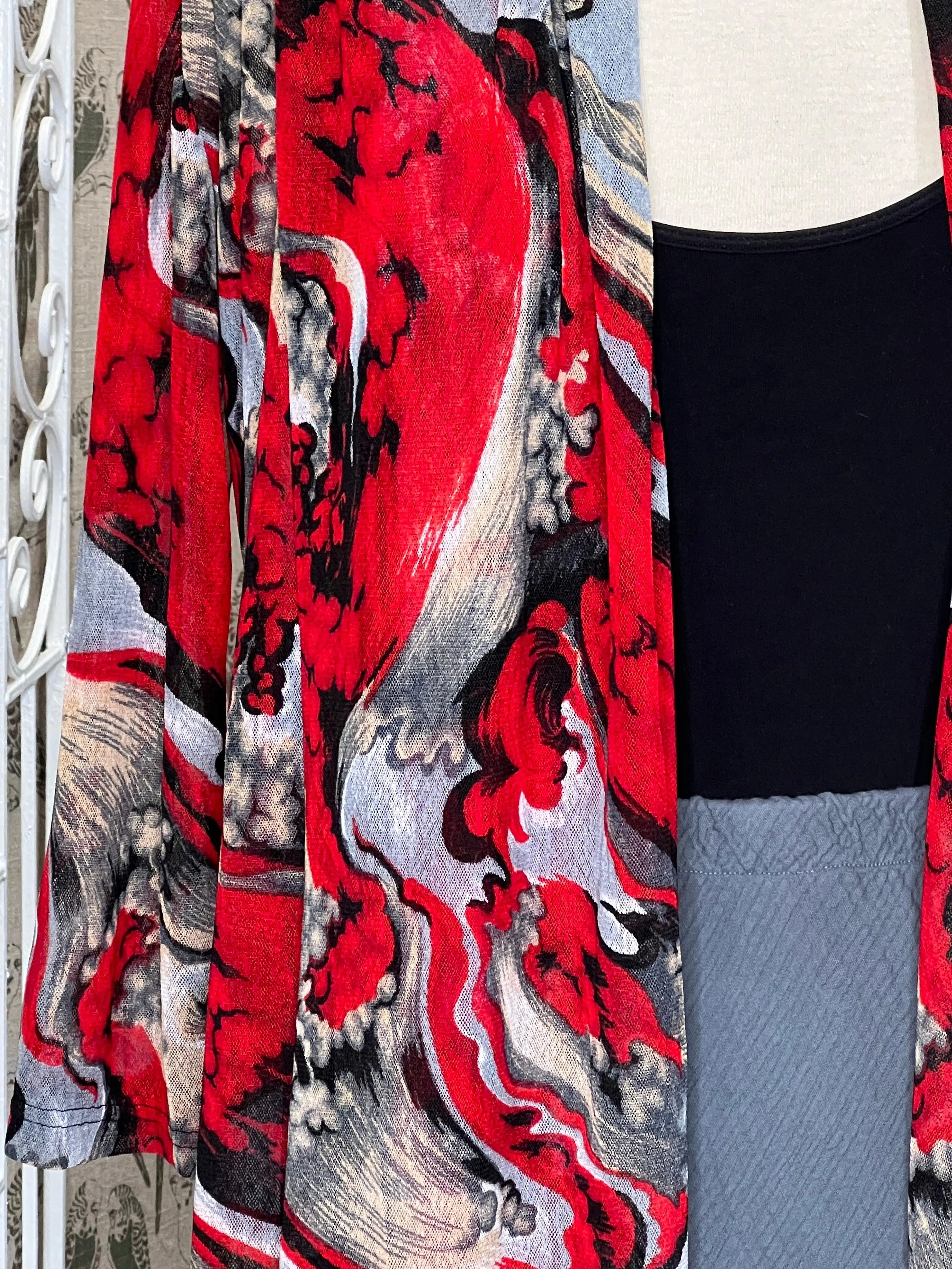 Mesh Cardigan by Creations A303