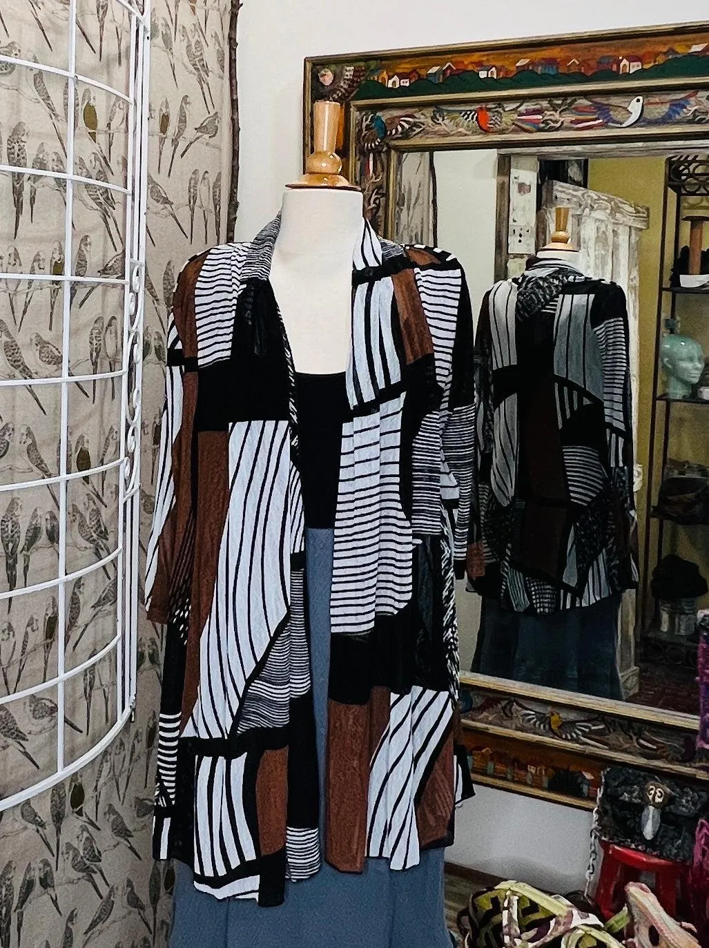 Mesh Cardigan by Creations A303