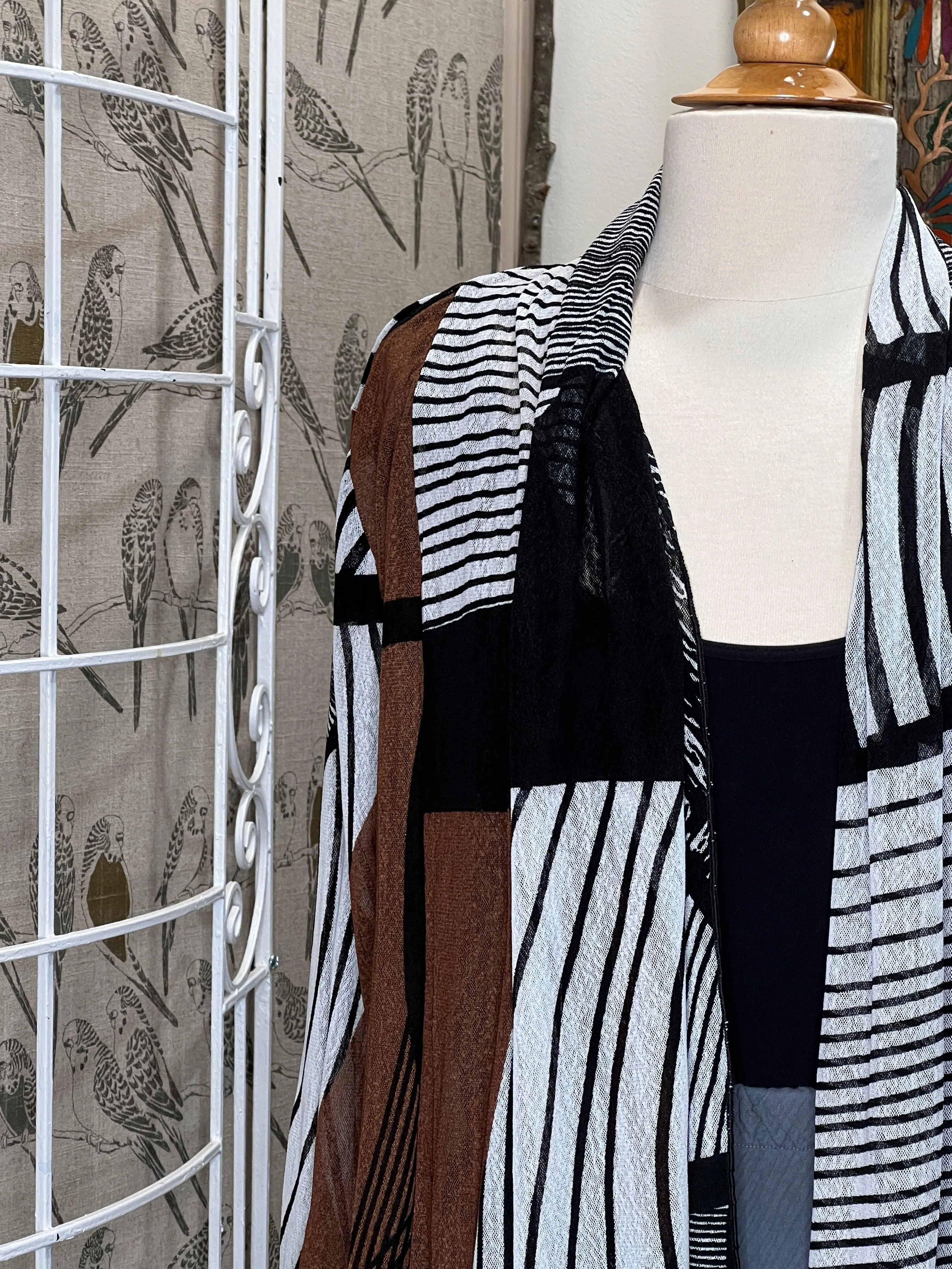 Mesh Cardigan by Creations A303